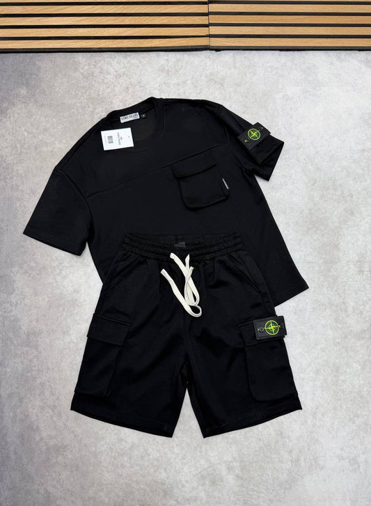 Stone island shorts set