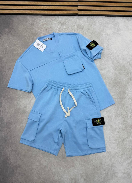 Stone island shorts set